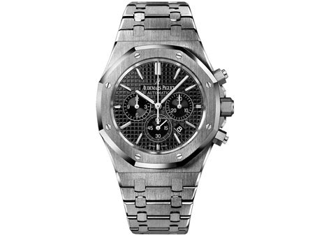 audemars piguet royal oak stainless steel black